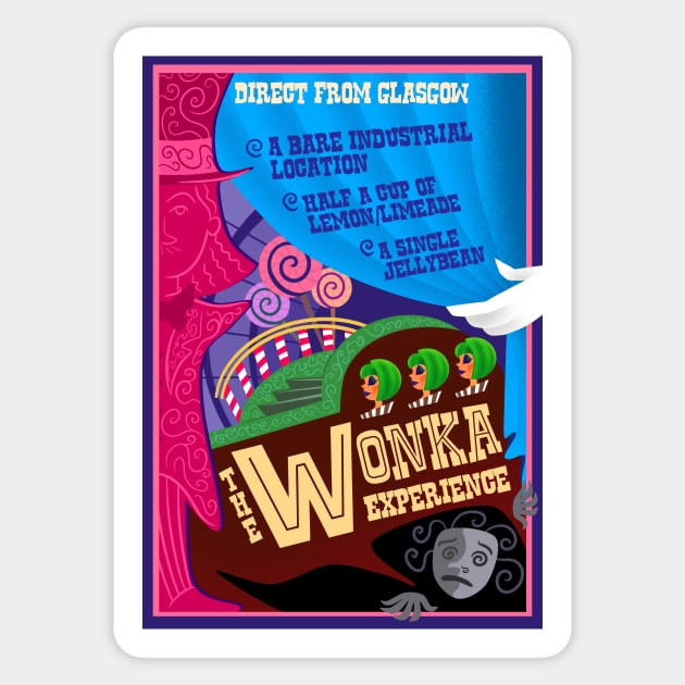 Wonka Experience Sticker by Drawn By Bryan